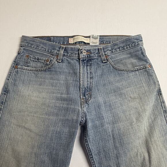 Vintage Levis 529 Jeans Mens 32x32 Blue Low Rise Straight Relaxed Baggy Distress - Picture 4 of 15